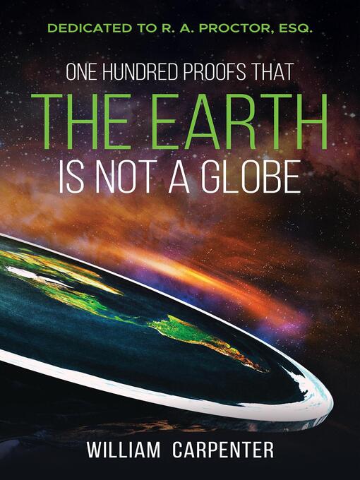 Cover image for One Hundred Proofs That the Earth Is Not a Globe